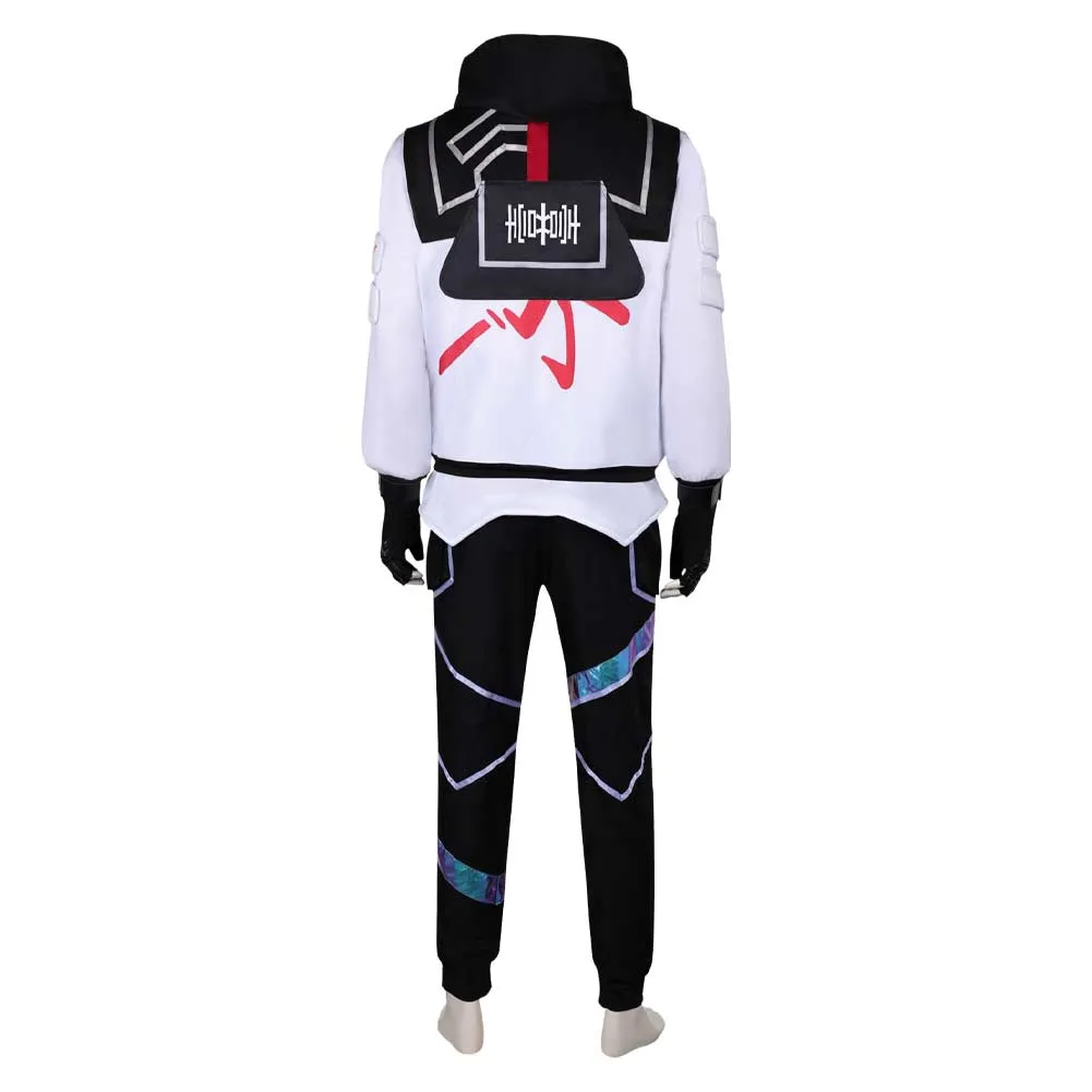 VALORANT ISO White Suit Cosplay Costume Outfits Halloween Carnival Suit