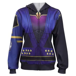Valorant Reyna Cosplay Costume Hoodie Coat Outfits Halloween Carnival Suit