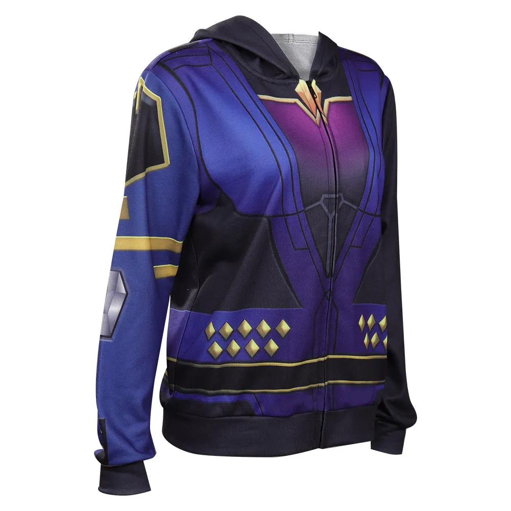 Valorant Reyna Cosplay Costume Hoodie Coat Outfits Halloween Carnival Suit