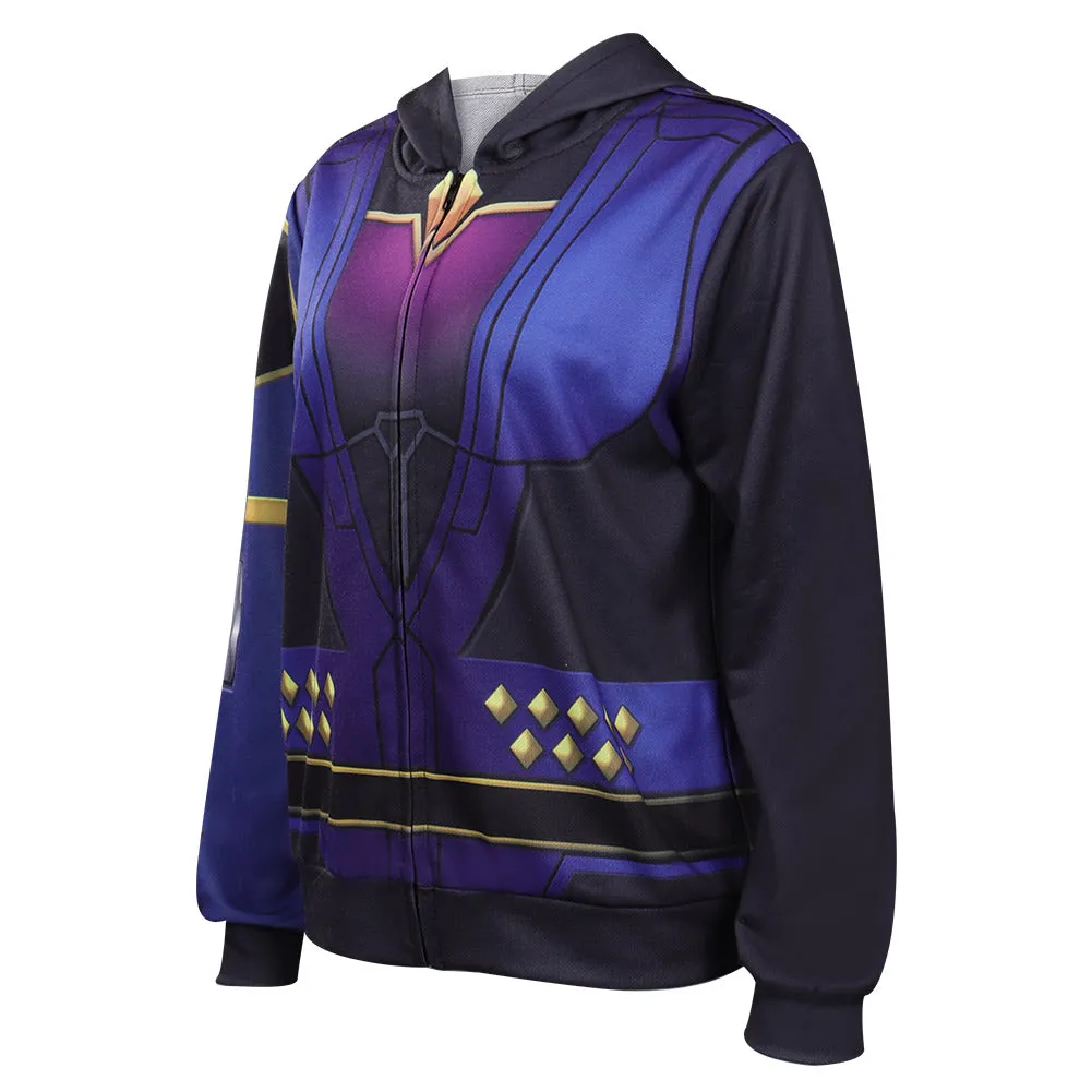 Valorant Reyna Cosplay Costume Hoodie Coat Outfits Halloween Carnival Suit