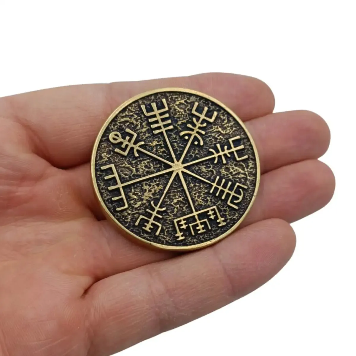 Vegvisir custom EDC coin