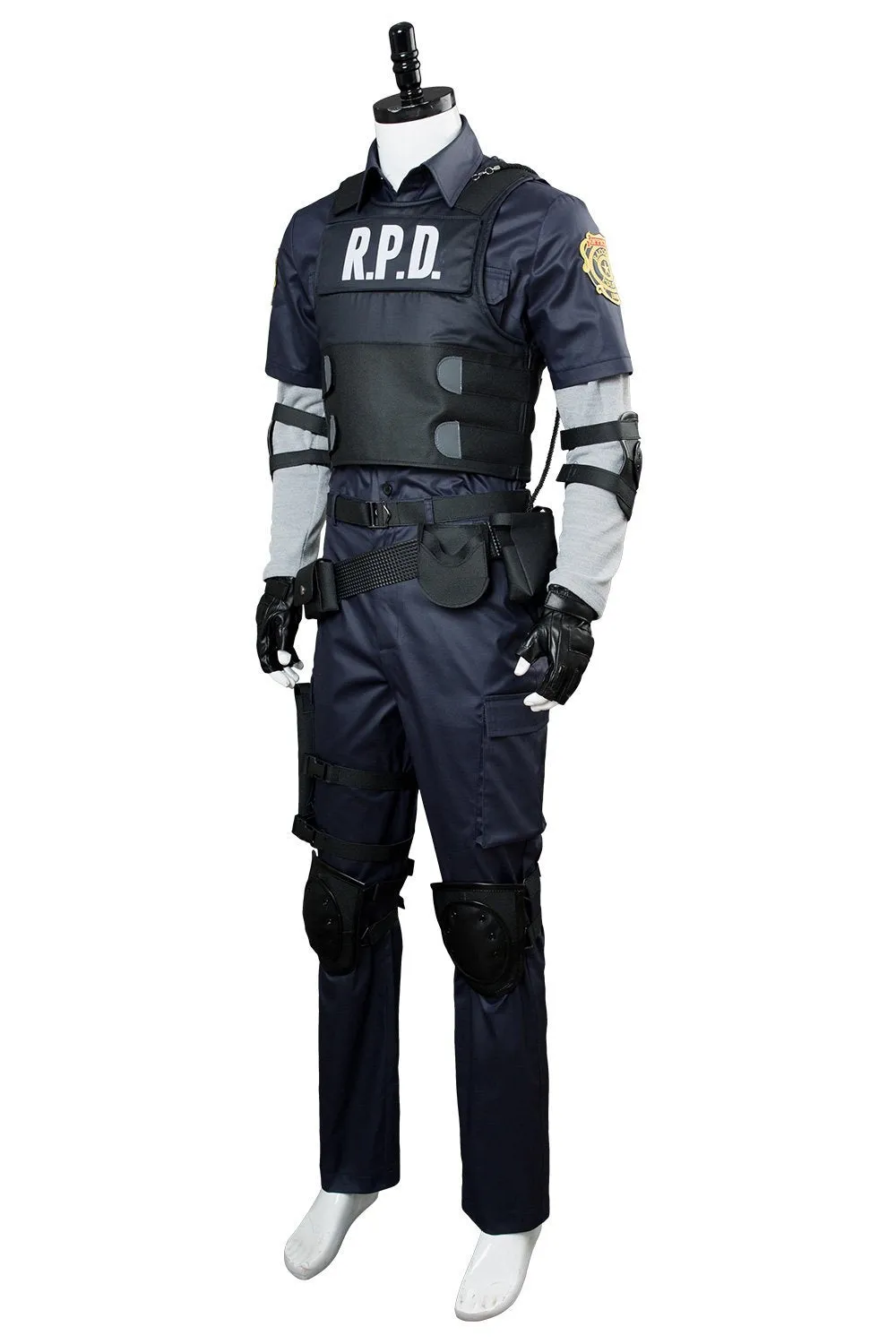 Video Game Resident Evil 2 Remake Re Leon Scott Kennedy Outfit Cosplay Costume