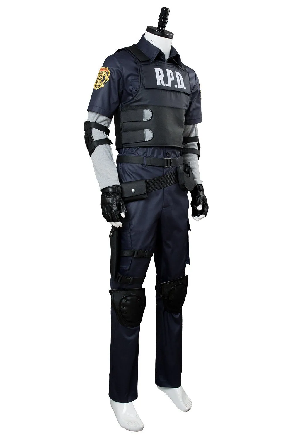 Video Game Resident Evil 2 Remake Re Leon Scott Kennedy Outfit Cosplay Costume