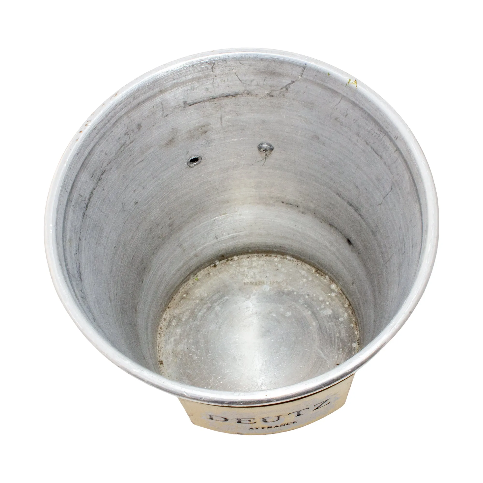 Vintage French Metal Ice Bucket | Deutz Label