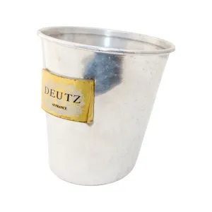 Vintage French Metal Ice Bucket | Deutz Label