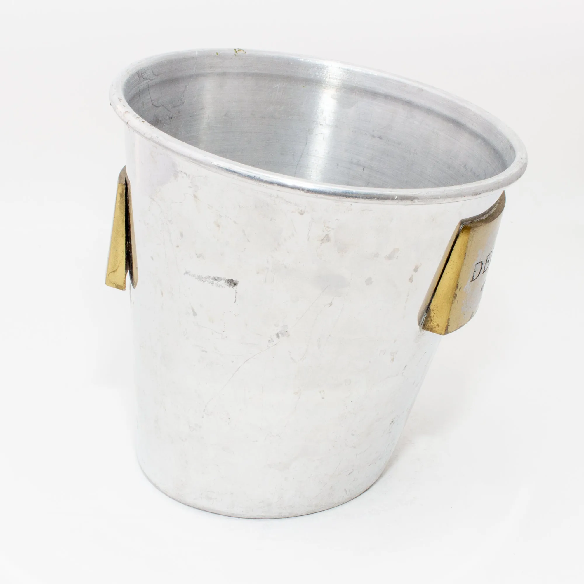 Vintage French Metal Ice Bucket | Deutz Label