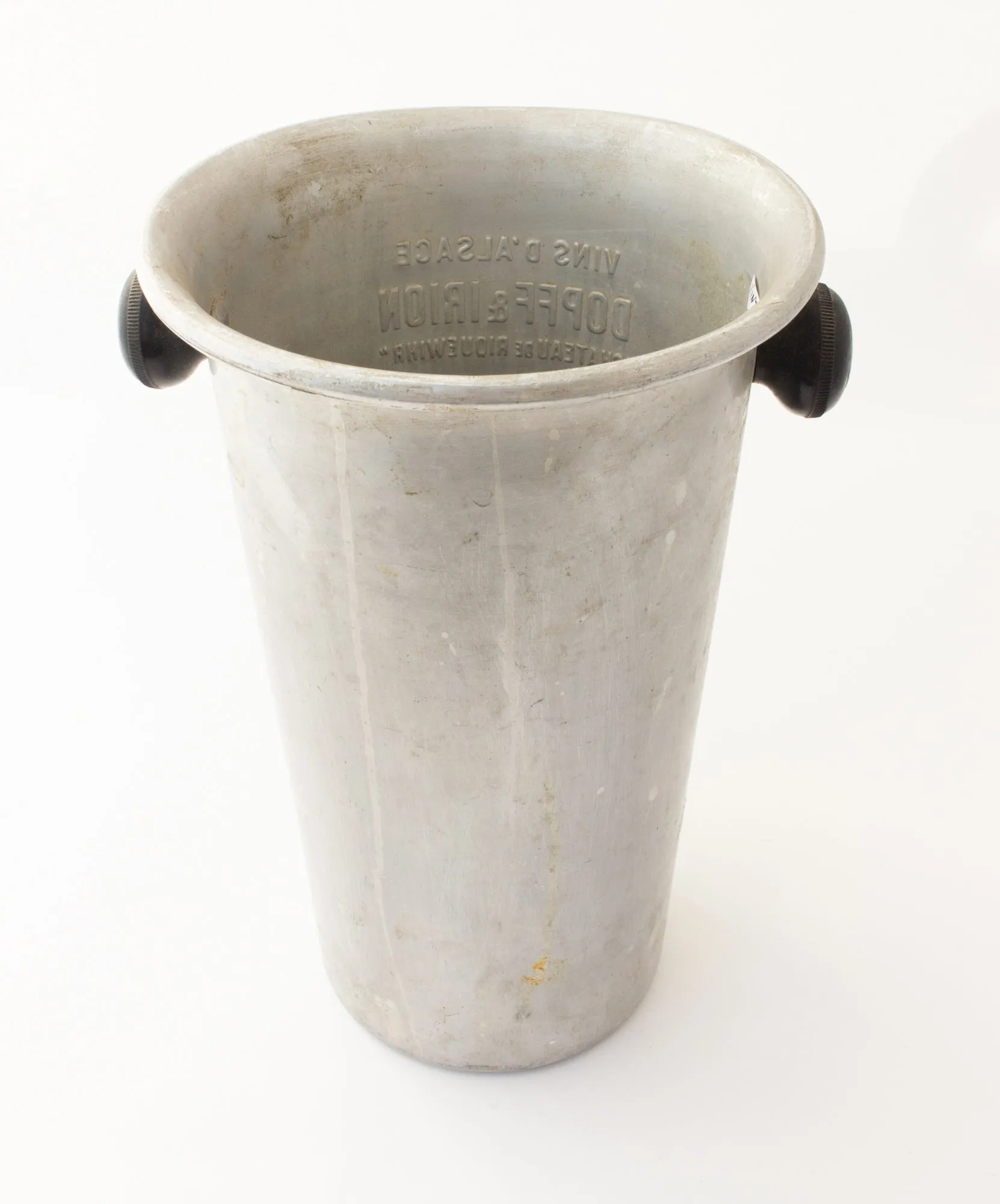 Vintage French Metal Ice Bucket | Dopff & Irion Label