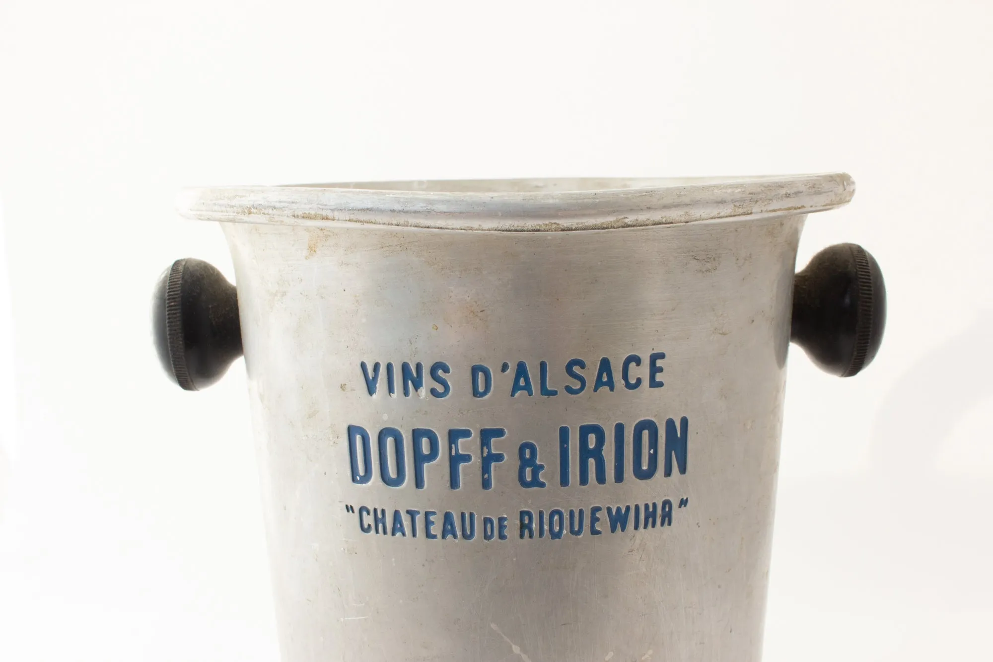 Vintage French Metal Ice Bucket | Dopff & Irion Label