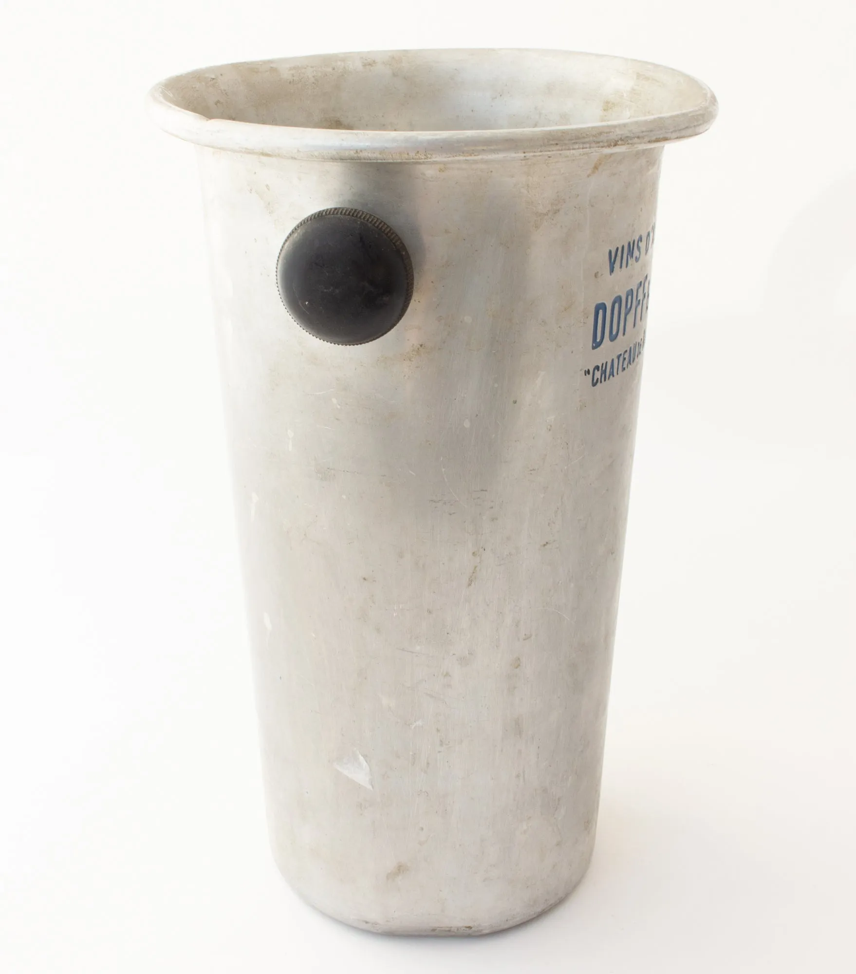 Vintage French Metal Ice Bucket | Dopff & Irion Label