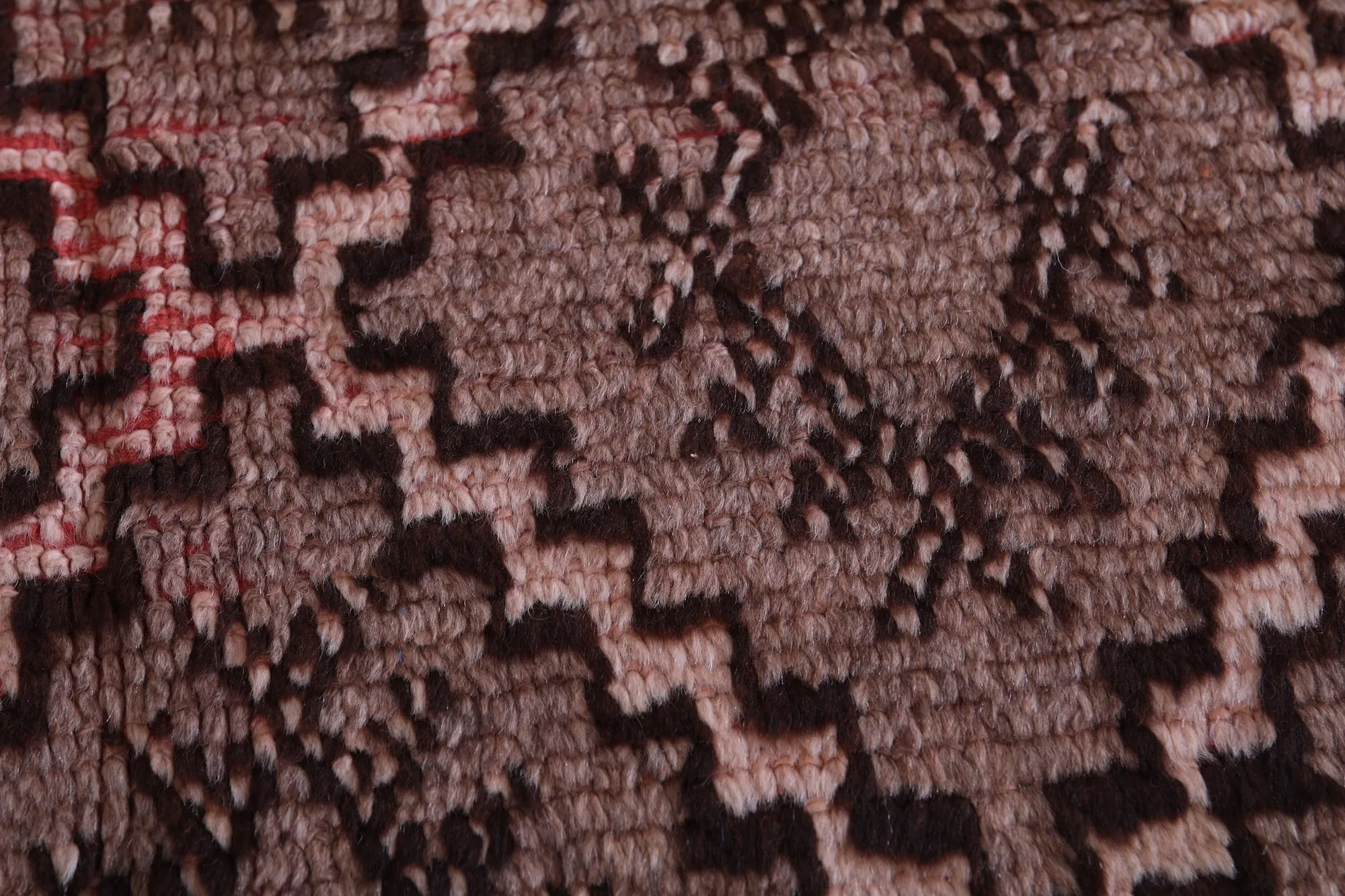 Vintage Moroccan Berber Rug 4.1 X 6.8 Feet – Geometric Diamond Design