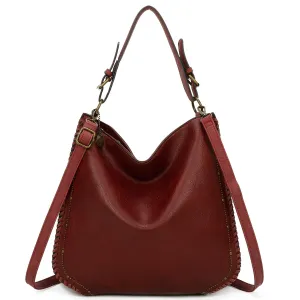 Virginia Tote - Burgundy