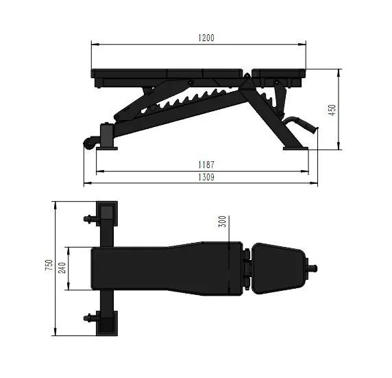 Vulcan V Prime Gym Bench - CLEARANCE