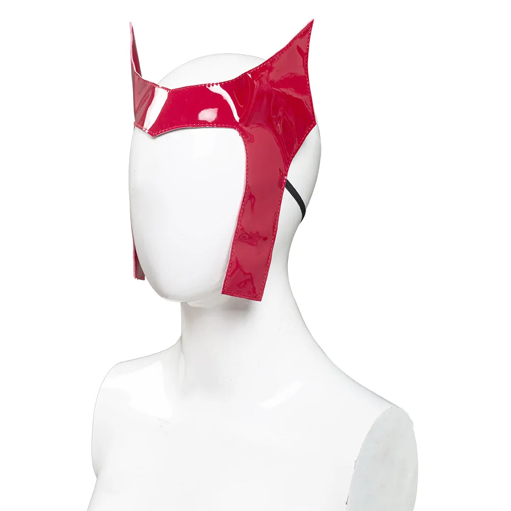 Wanda Vision Scarlet Witch Women Jumpsuit Outfit Wanda Maximoff Halloween Carnival Suit Cosplay Costume