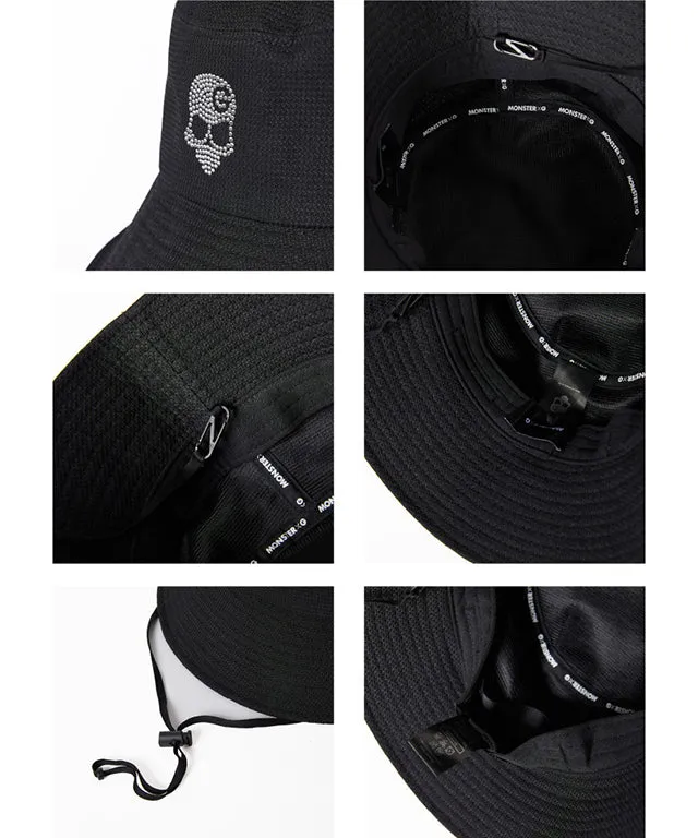 [Warehouse Sale] Monster G Crystal Standard Bucket Hat Black