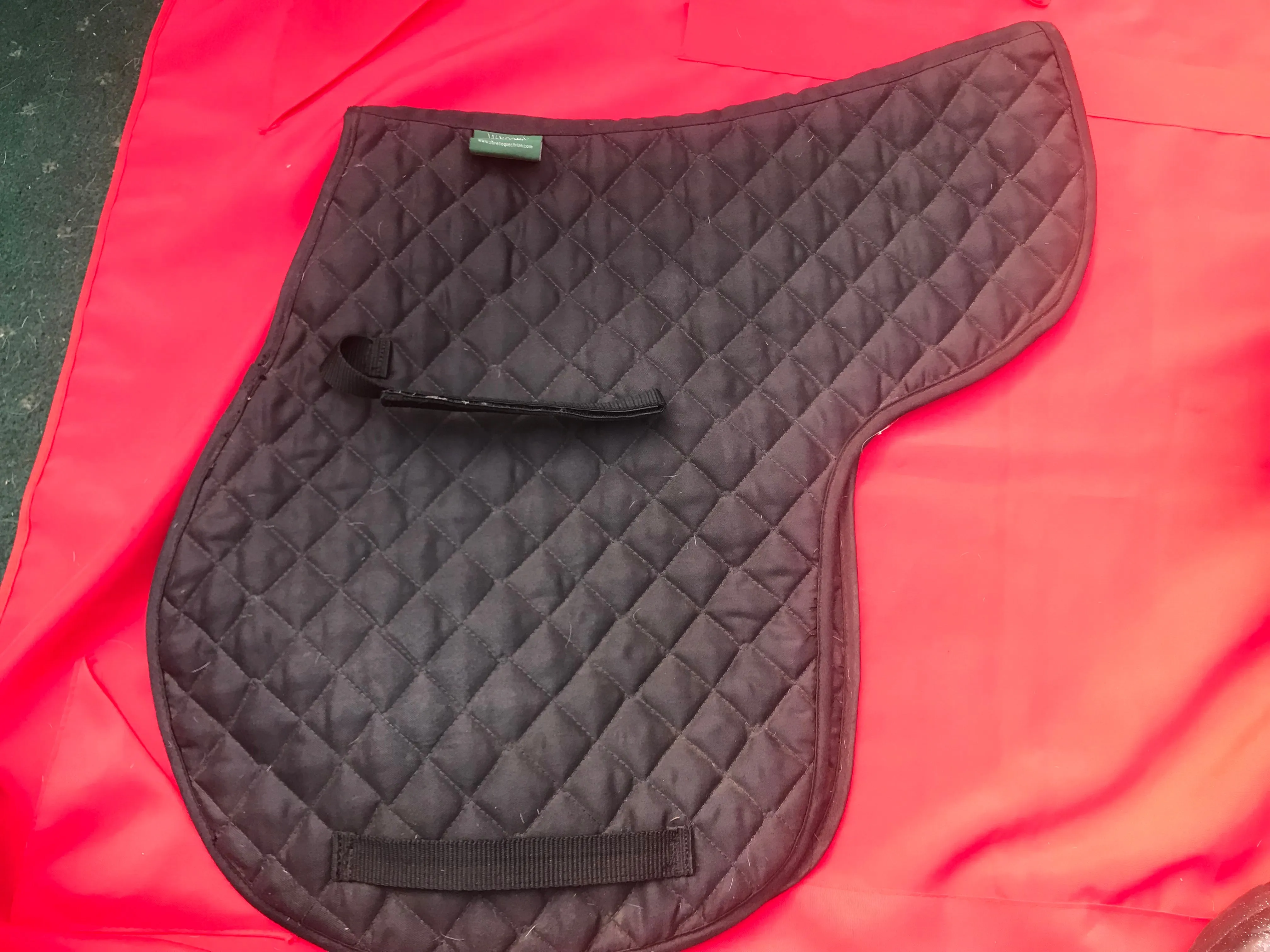wessex black full/cob numnah FREE POSTAGE
