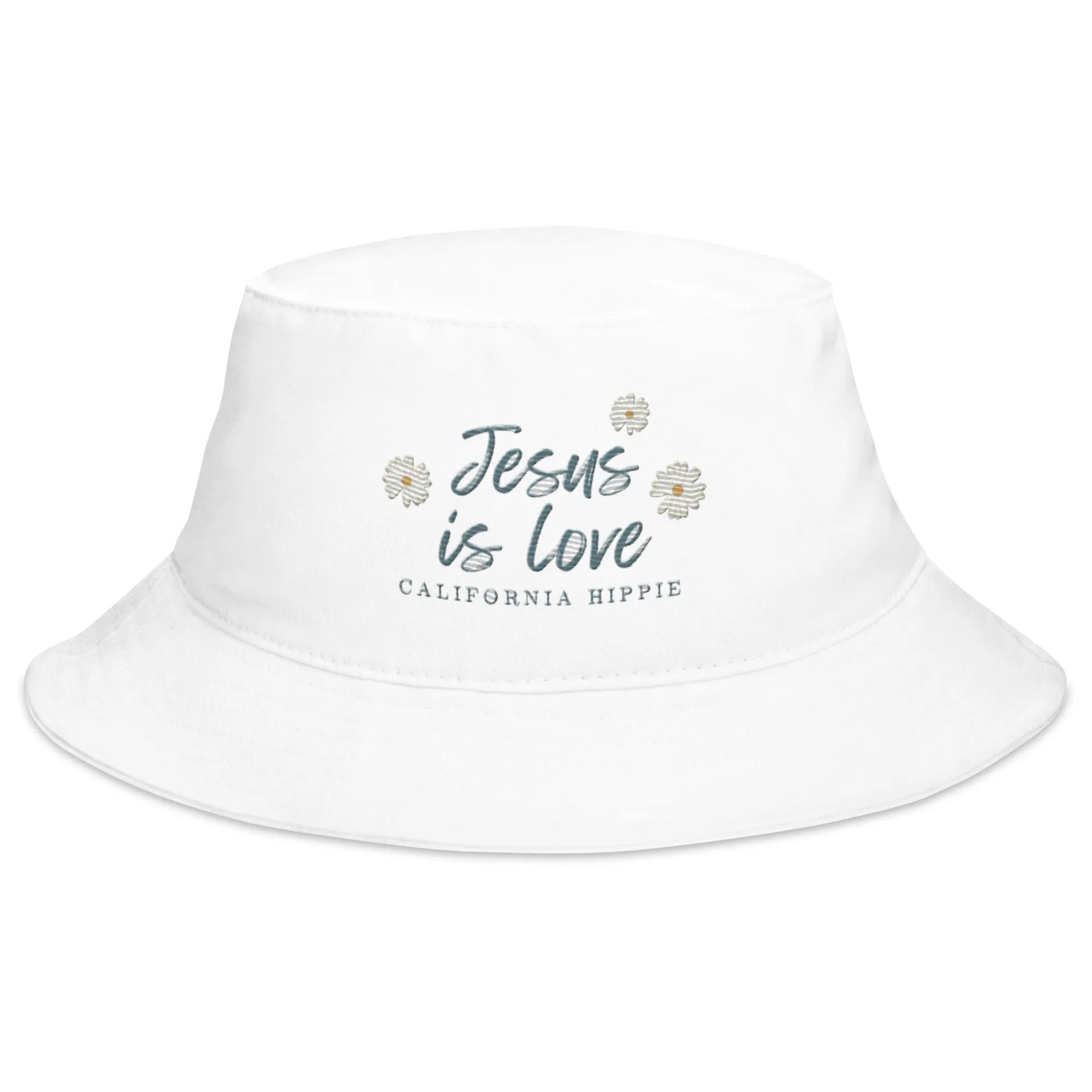 White Jesus Is Love Bucket Hat