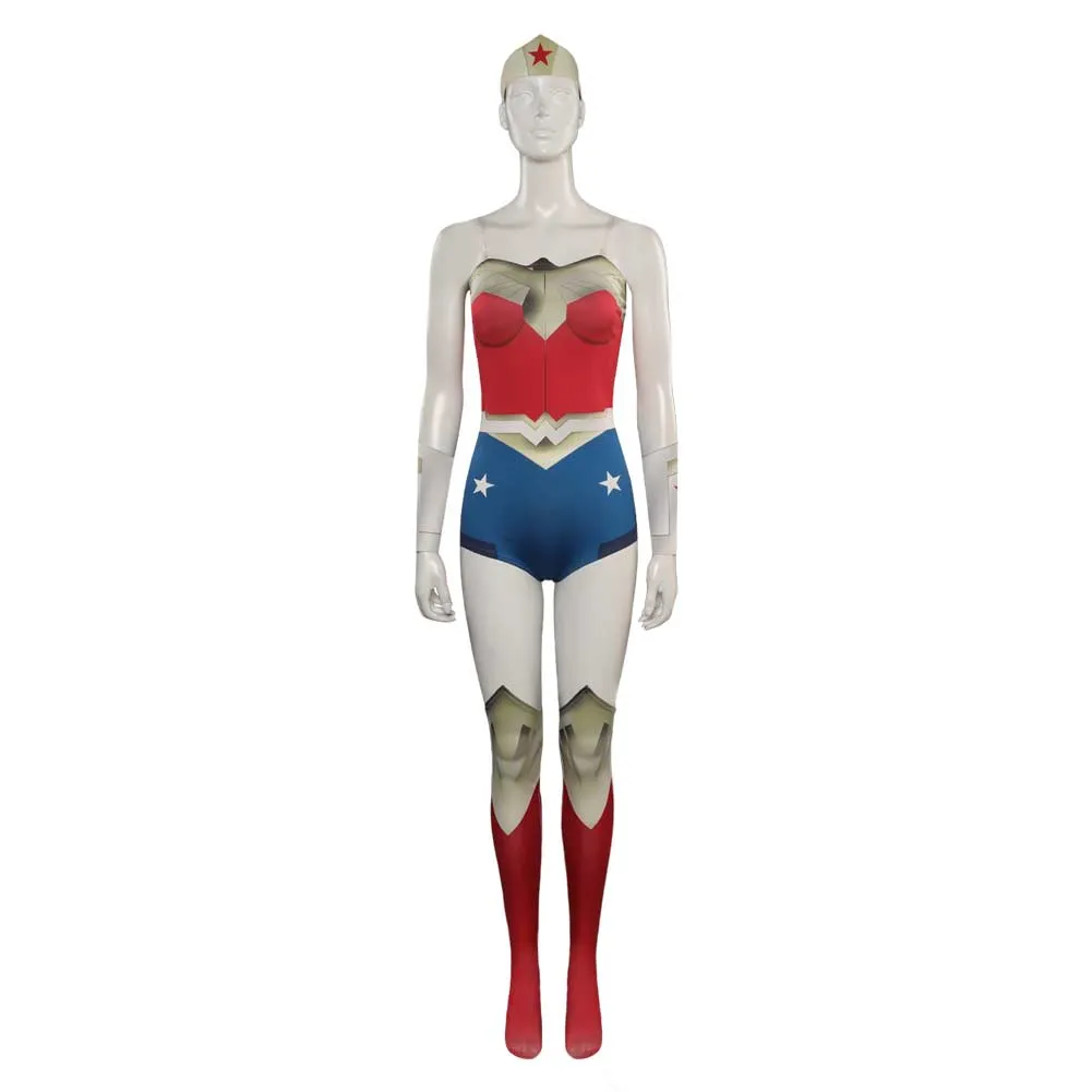 Wonder Woman Diana Prince Cosplay Costume Outfits Halloween Carnival Suit