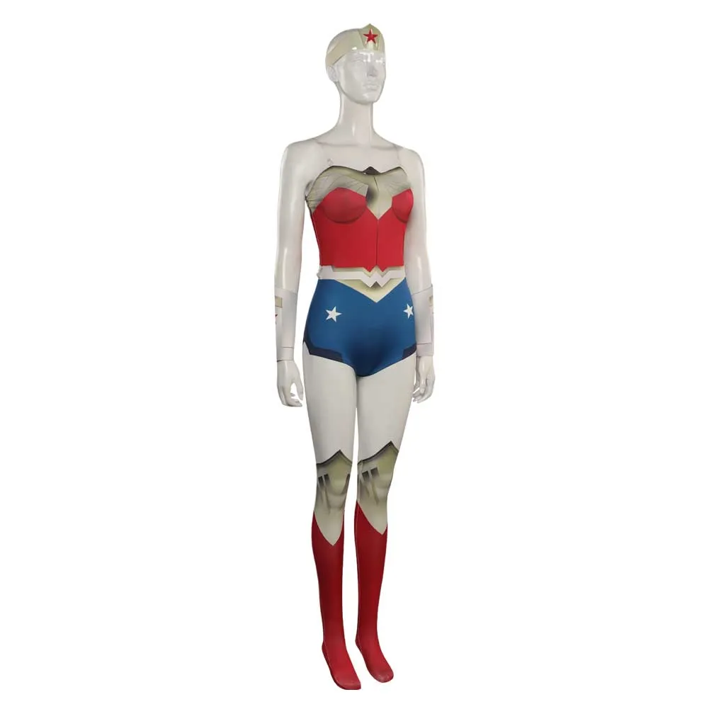 Wonder Woman Diana Prince Cosplay Costume Outfits Halloween Carnival Suit