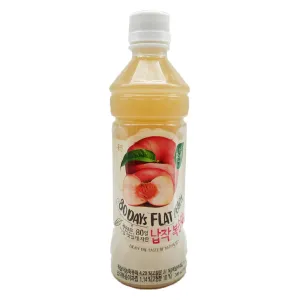 Woongjin Nature's Flat Peach 340ml ~ Woongjin 蟠桃果汁 340ml