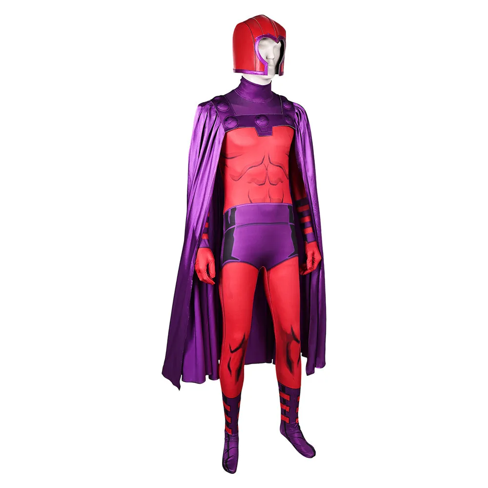 X-Men '97 Magneto Red Suit Cosplay Costume Outfits Halloween Carnival Suit