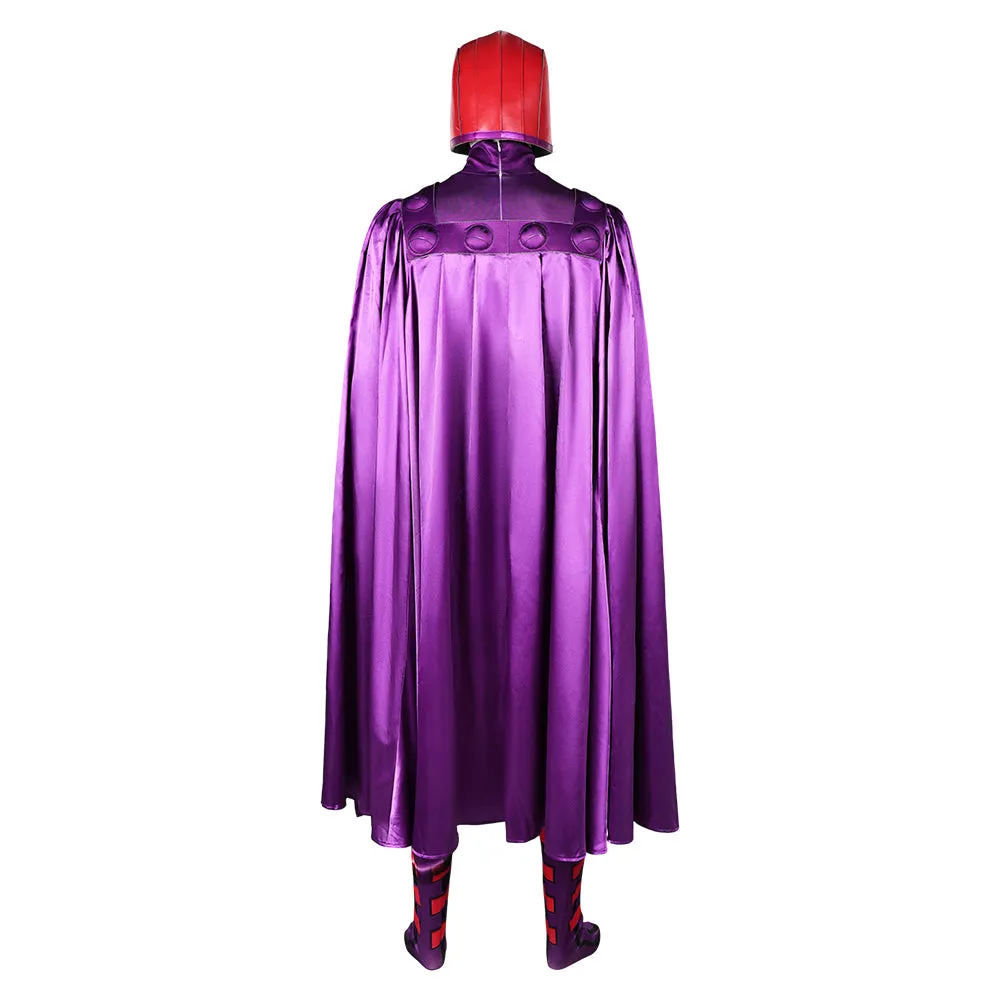X-Men '97 Magneto Red Suit Cosplay Costume Outfits Halloween Carnival Suit