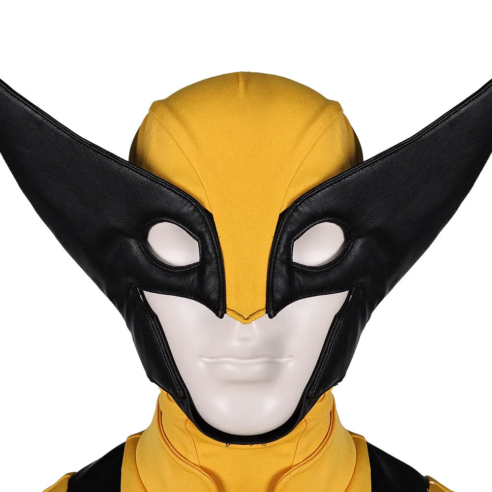 X-Men '97 Wolverine Yellow Suit Full Set Cosplay Costume Outfits Halloween Carnival Suit