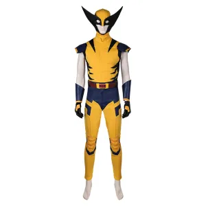 X-Men '97 Wolverine Yellow Suit Full Set Cosplay Costume Outfits Halloween Carnival Suit