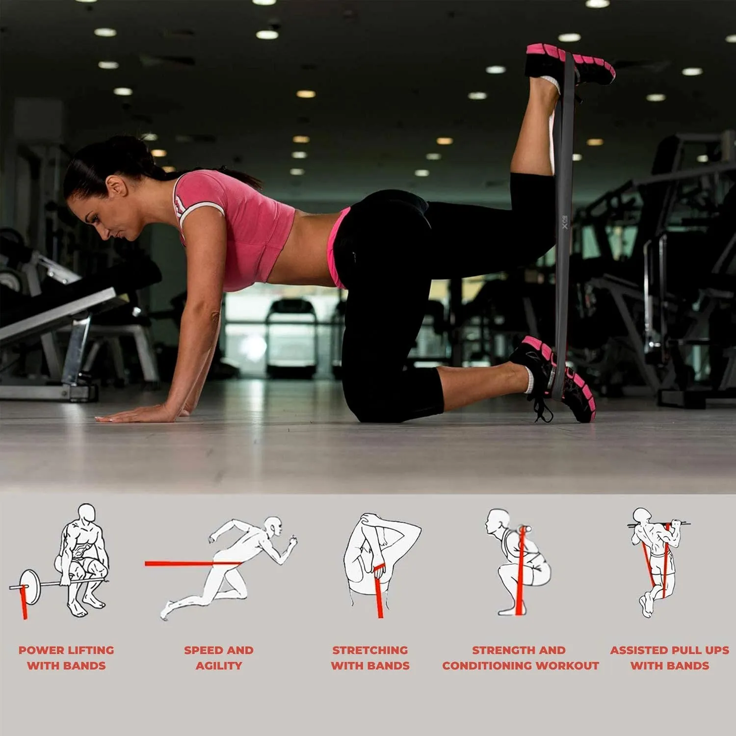 Xn8 Resistance Bands Single Layer