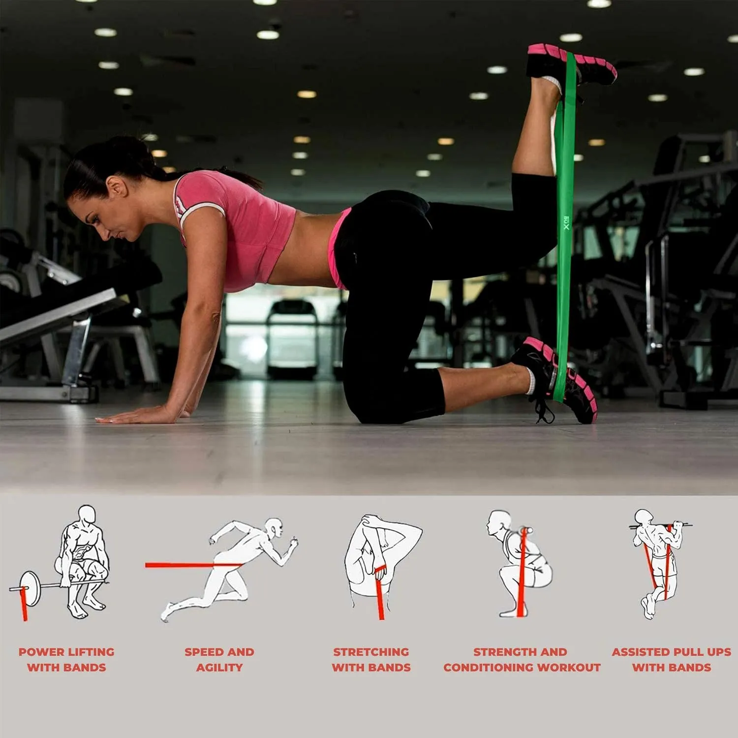 Xn8 Resistance Bands Single Layer