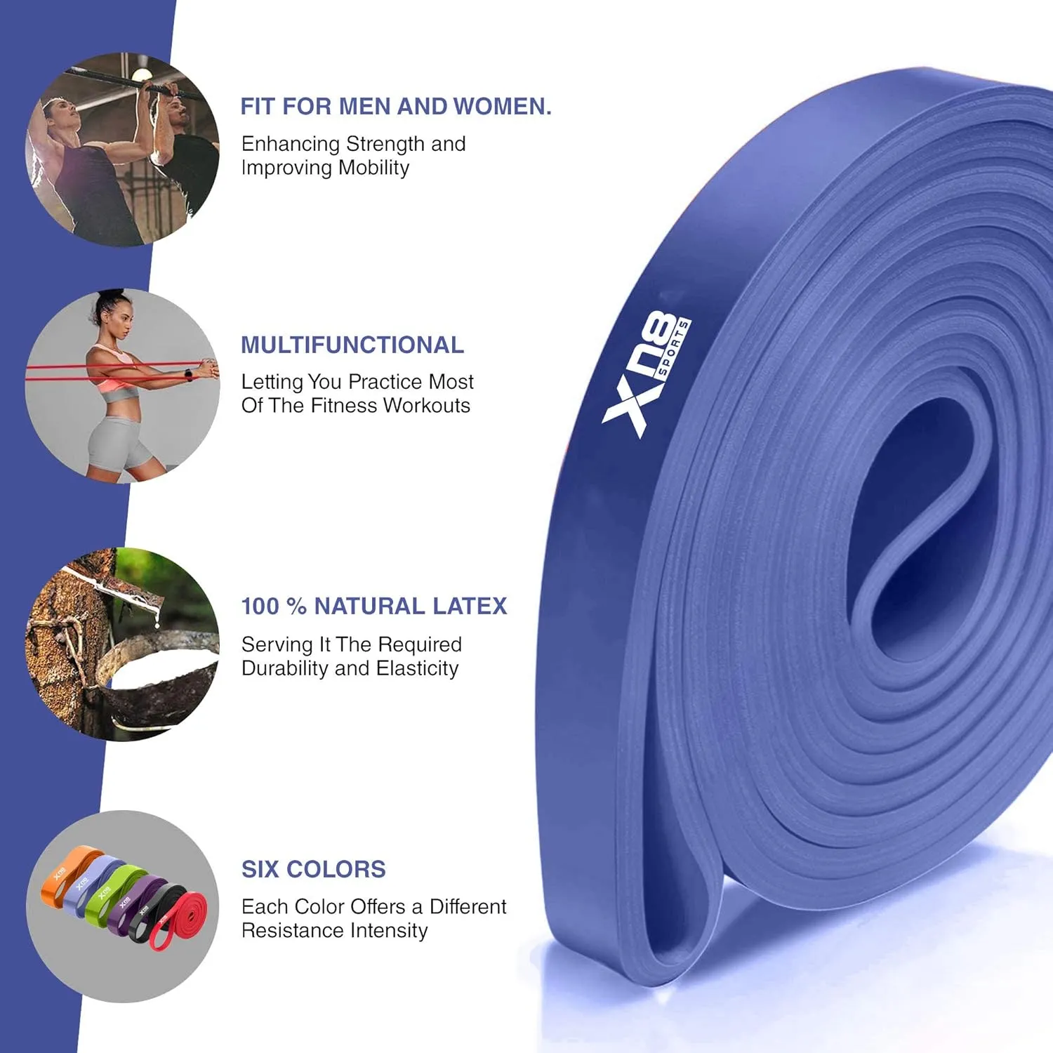 Xn8 Resistance Bands Single Layer