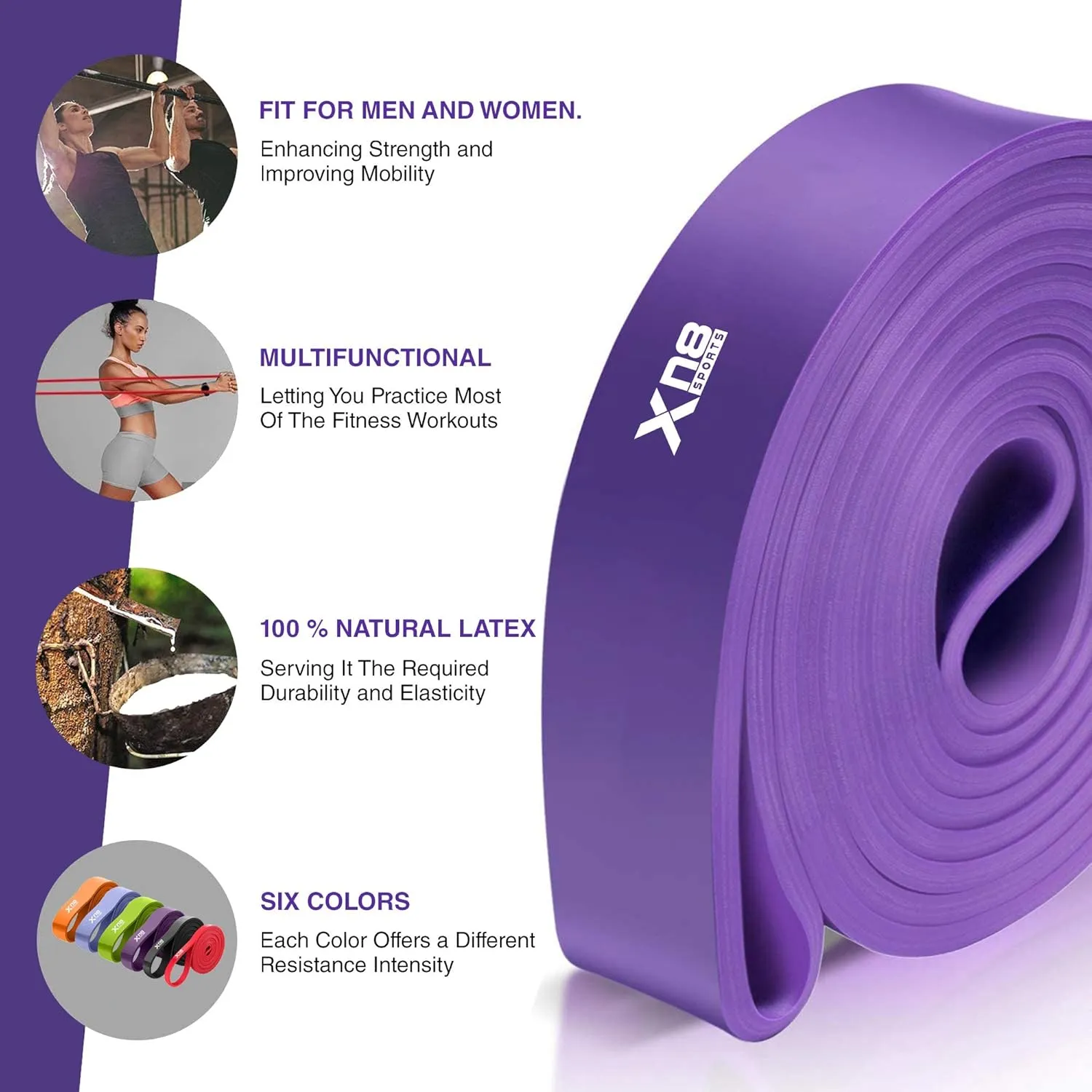 Xn8 Resistance Bands Single Layer