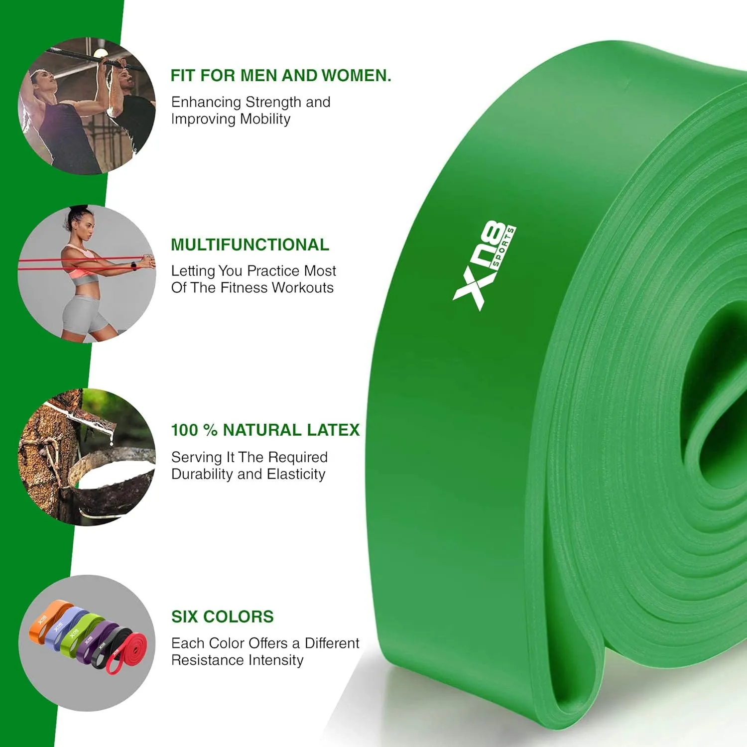 Xn8 Resistance Bands Single Layer