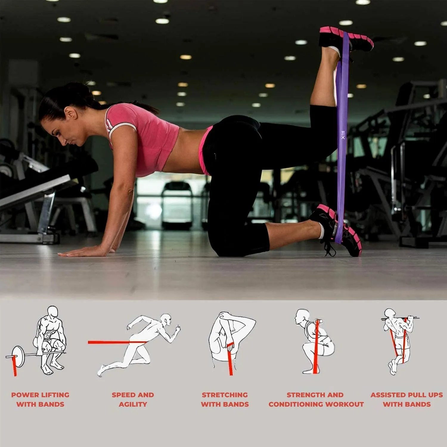 Xn8 Resistance Bands Single Layer