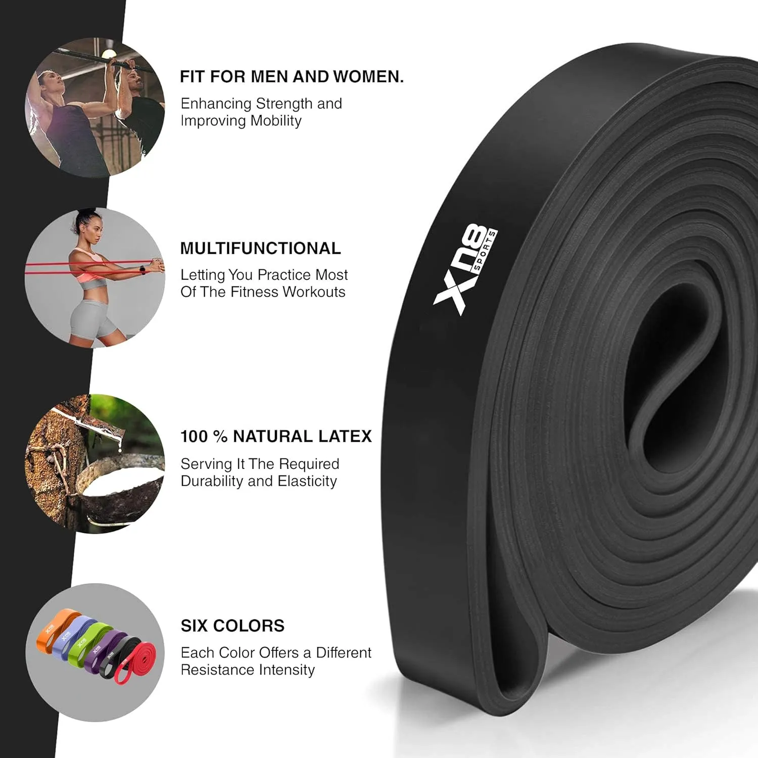 Xn8 Resistance Bands Single Layer