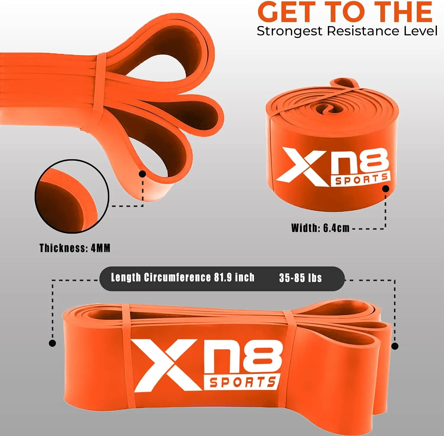 Xn8 Resistance Bands Single Layer