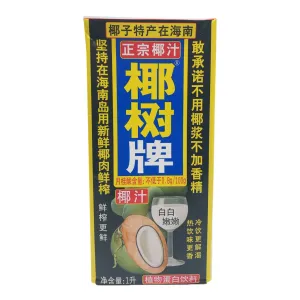 Ye Shu Coconut Milk 1L ~ 椰樹牌 正宗椰子汁1L