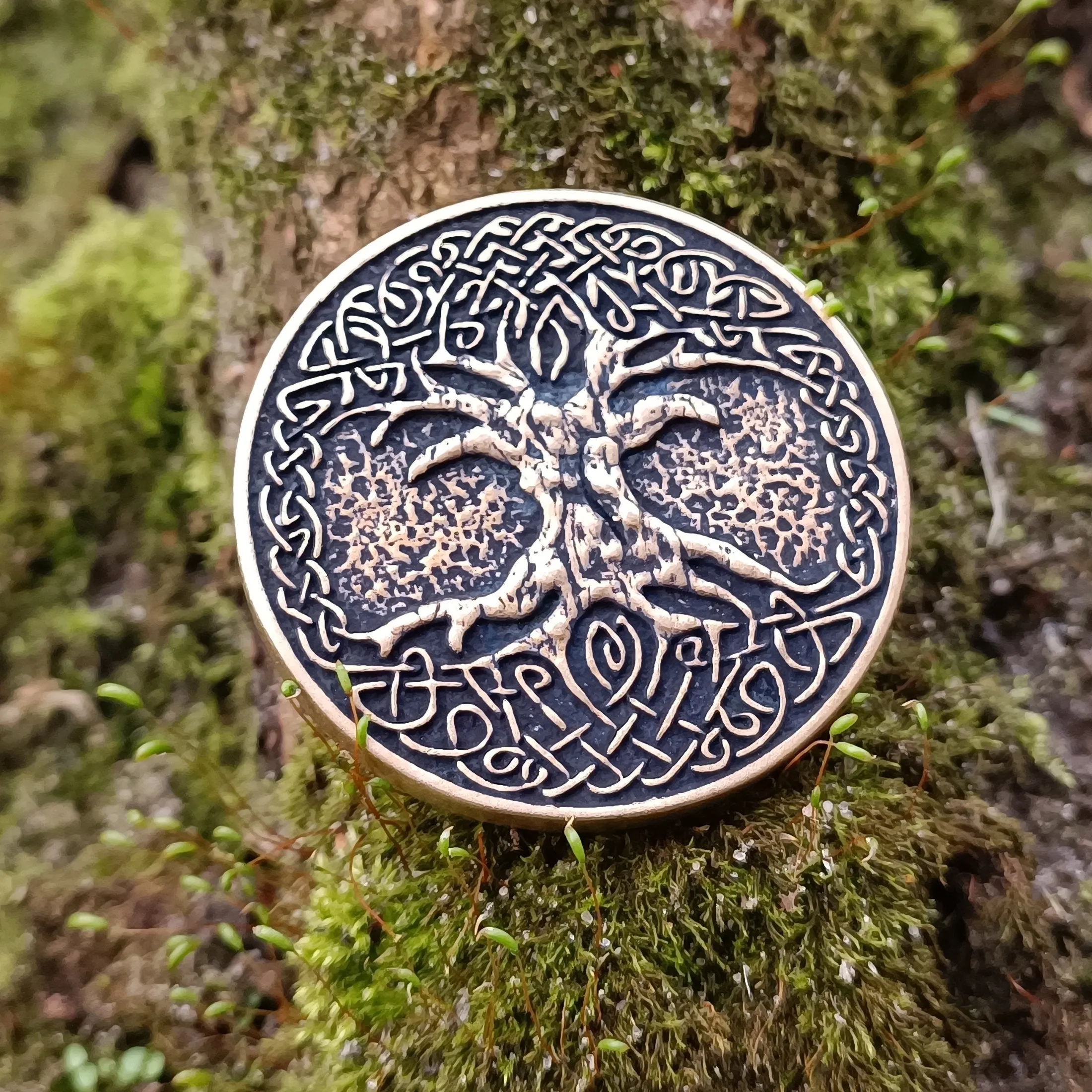Yggdrasil tree of life coin