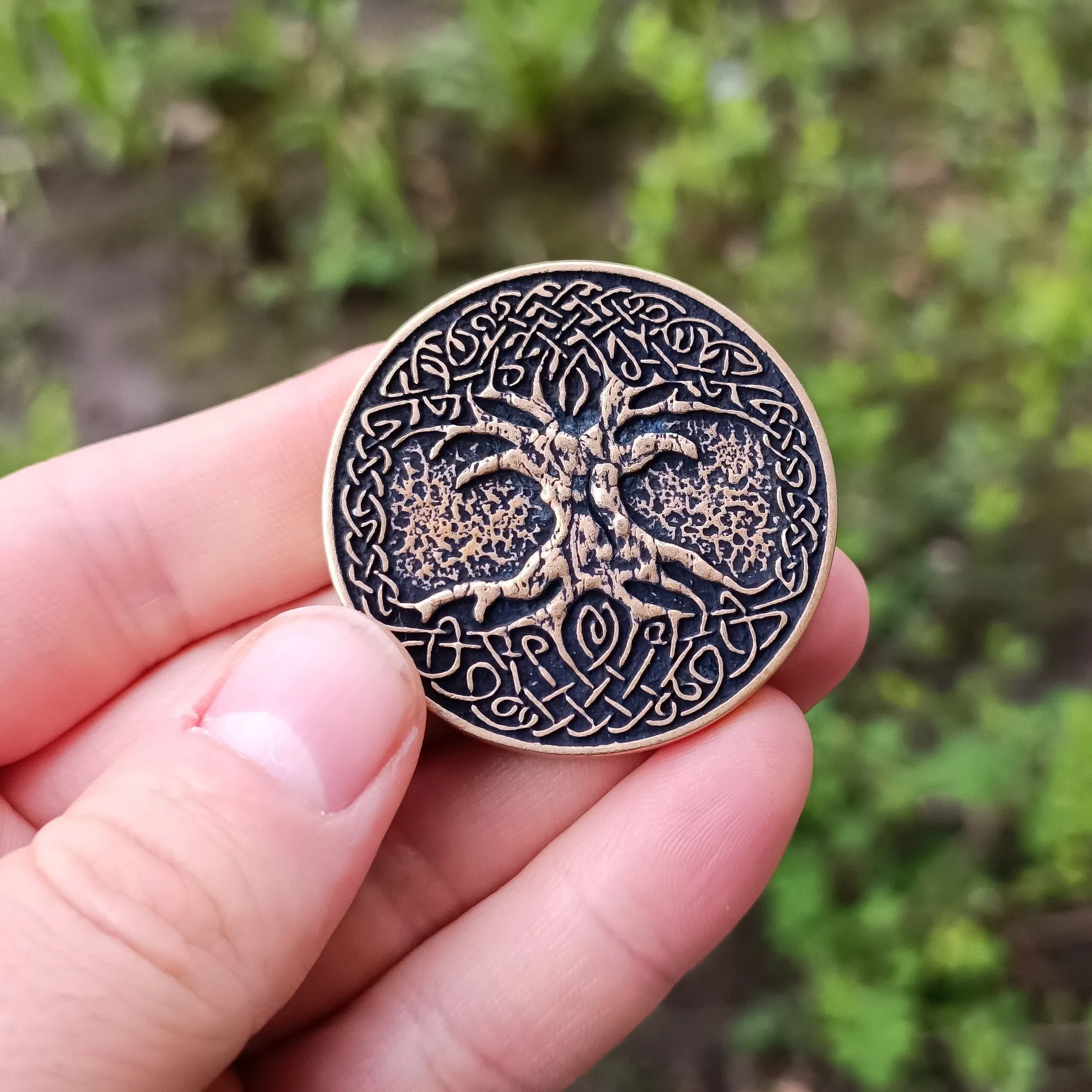Yggdrasil tree of life coin