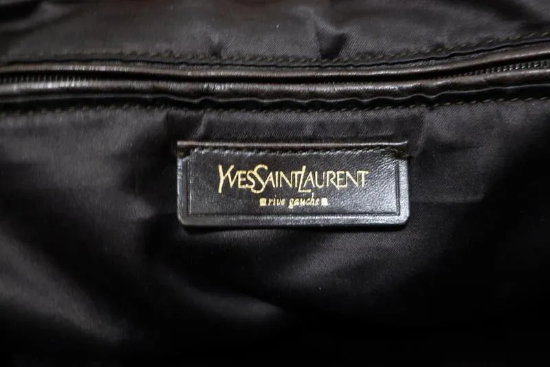 Yves Saint Laurent Muse Messenger Bag Camel Leather Large Tote Shoulder Bag
