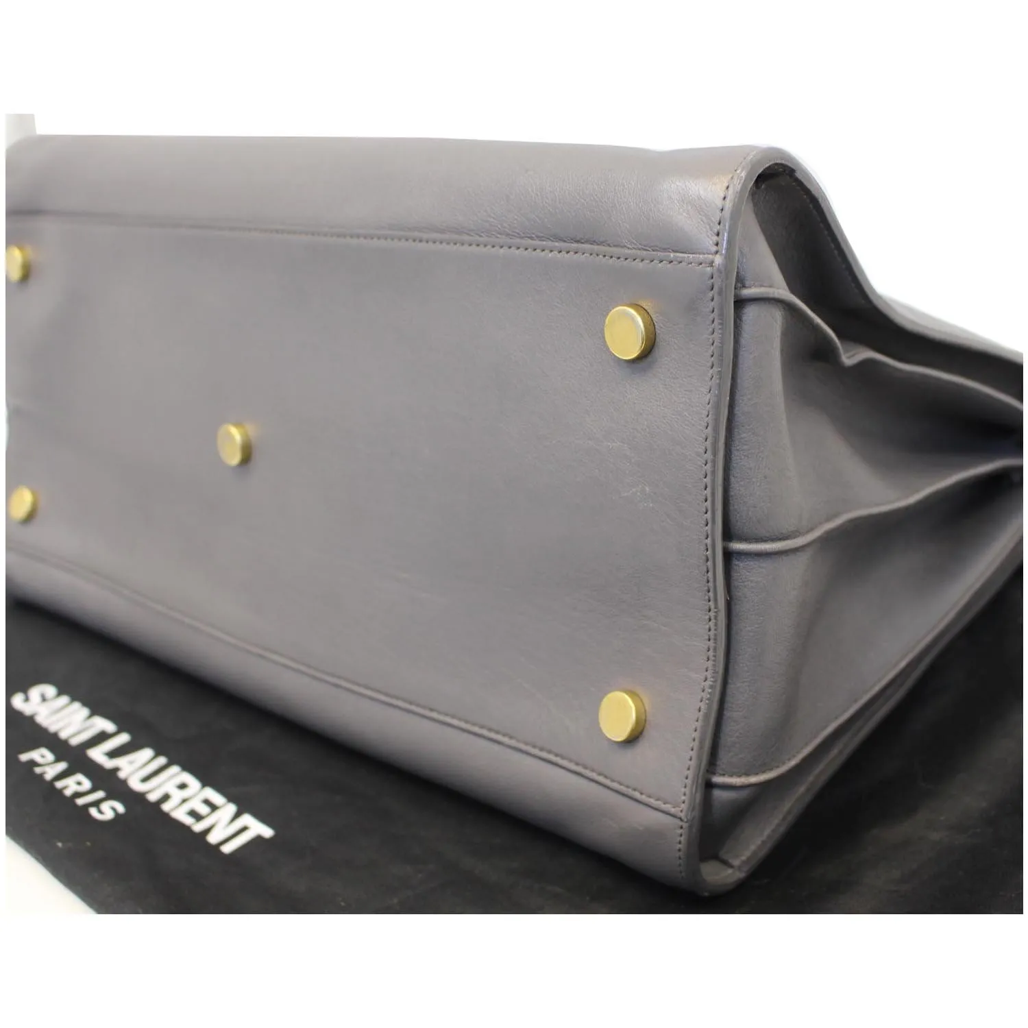 YVES SAINT LAURENT Sac de Jour Medium Calfskin Leather Satchel Bag - 15% OFF