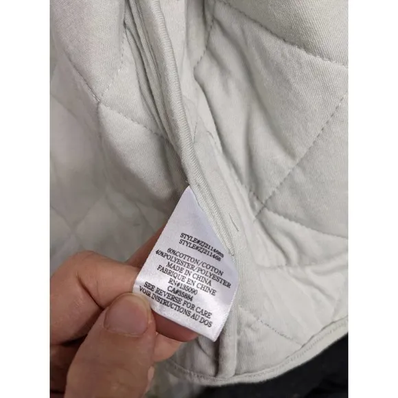 Z Supply Maya Camo Quilted Jacket Dusty Sage Soft Snap Down Pockets NWT