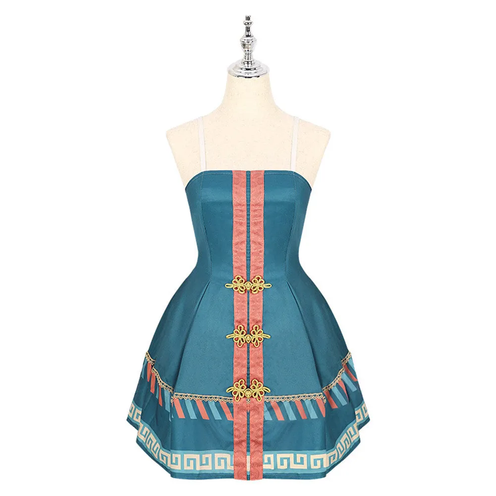 Zombie Lolita Women Dress Outfits Cosplay Costume Halloween Carnival Suit