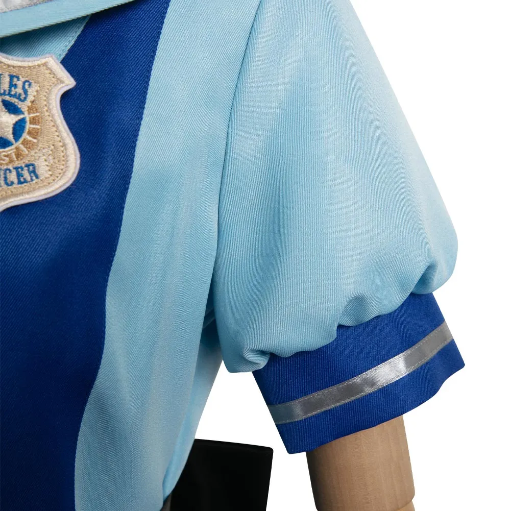 Zootopia Judy Hopps Original Blue Dress Cosplay Costume Outfits Halloween Carnival Suit
