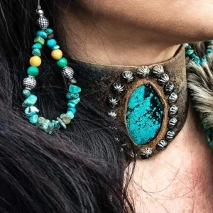Zuni Leather Choker